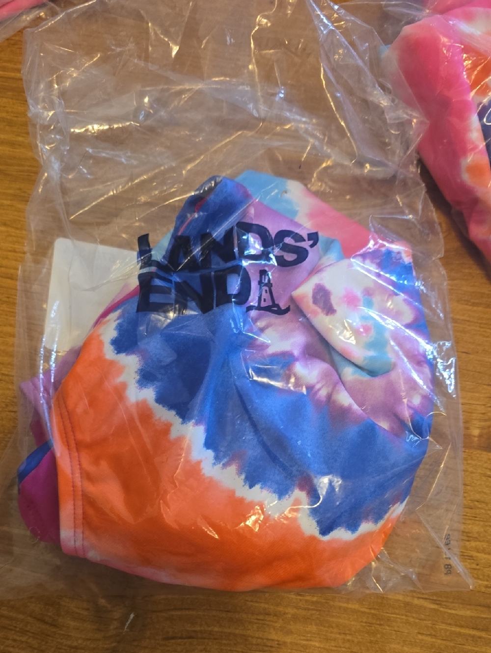 Lands' End Girls Tie Dye One Piece Swimsuit - Picture 5 of 6